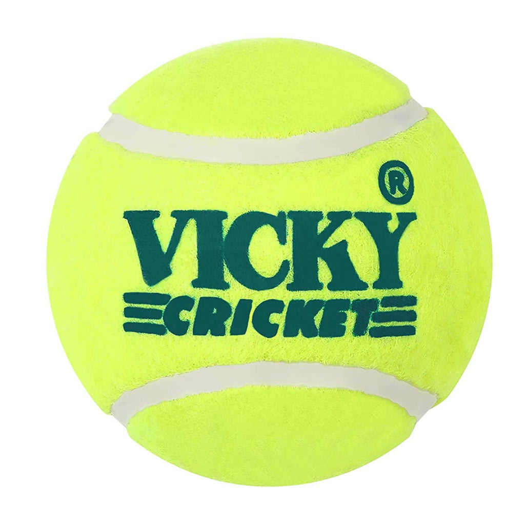 Vicky Yellow Tennis/Cricket Ball Light Multipurposeful Design & Durable Rubber Built | Grocsy