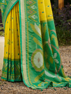 Shree Shyam Fashion Mustard Soft Silk Saree | Grocsy