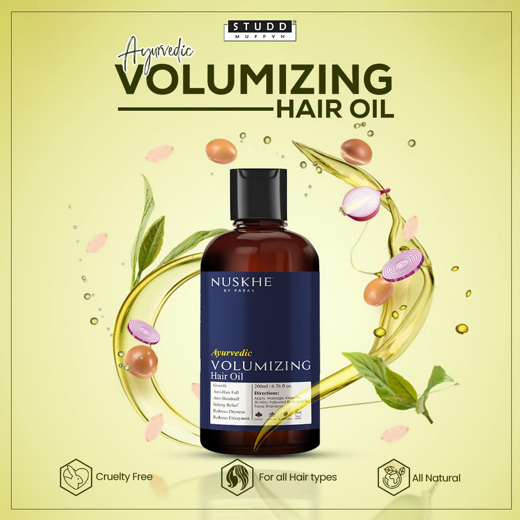 Nuskhe By Paras Ayurvedic Volumizing Hair Oil | Grocsy