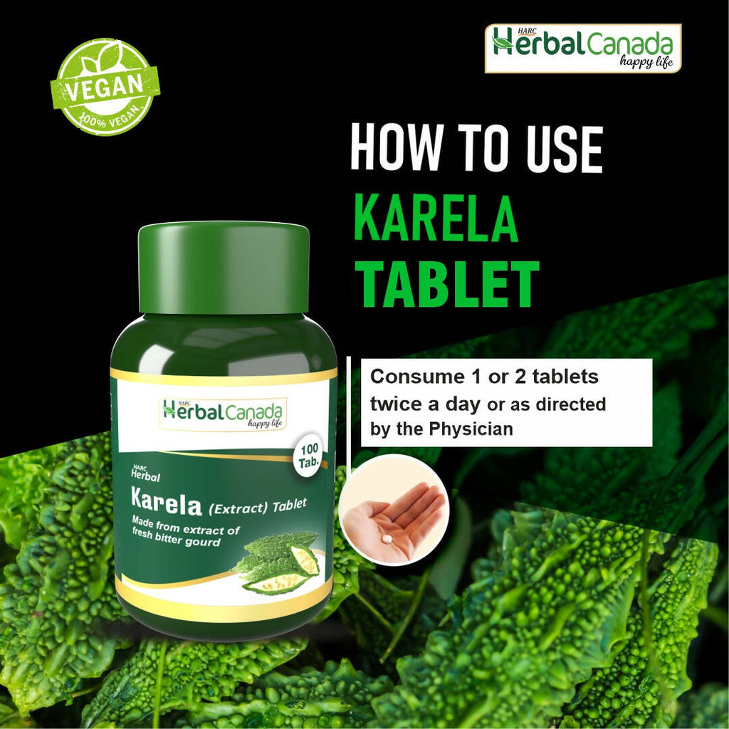 Herbal Canada Karela Tablets | Grocsy