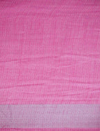 Vibrant Combination Of Baby Pink With Floral Design Semi Chanderi Saree By Gayathri Reddy Designer Studio | Grocsy