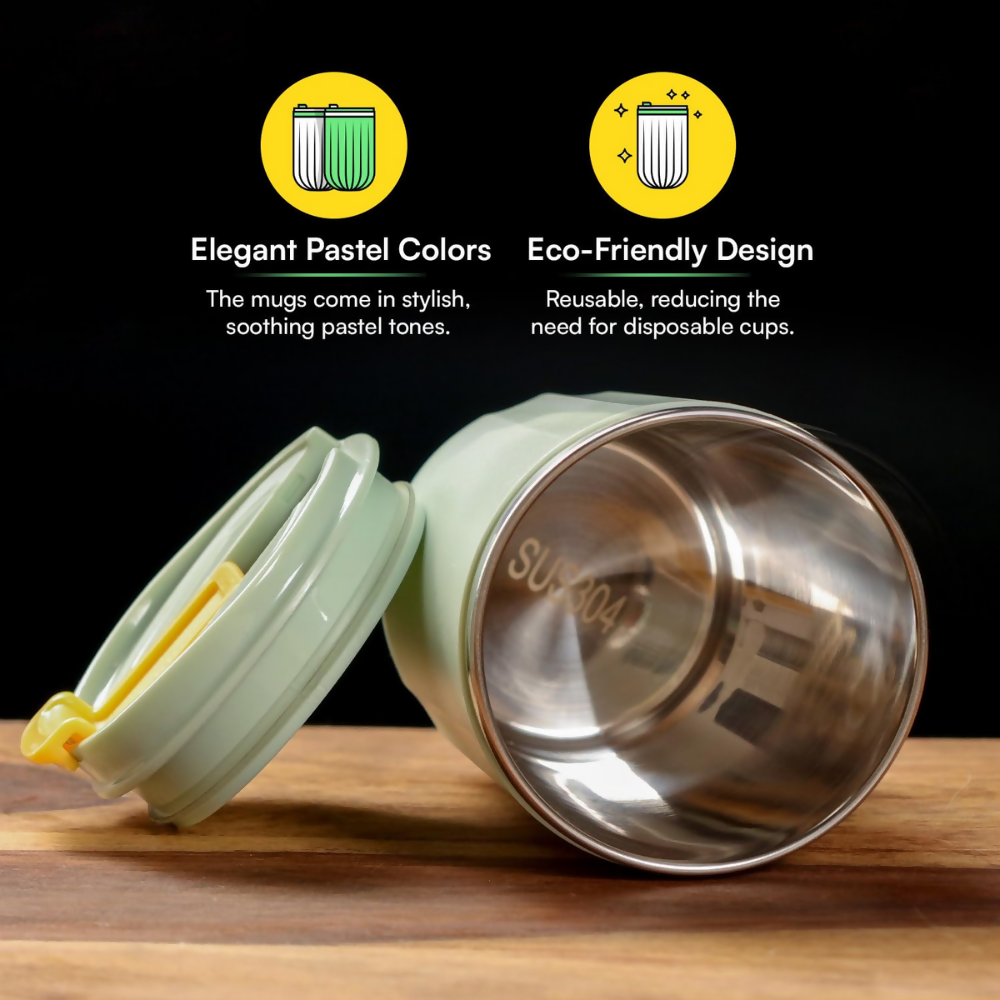 Udyan Tea Stainless Steel Vacuum Insulated Tumbler - Sage Green | Grocsy