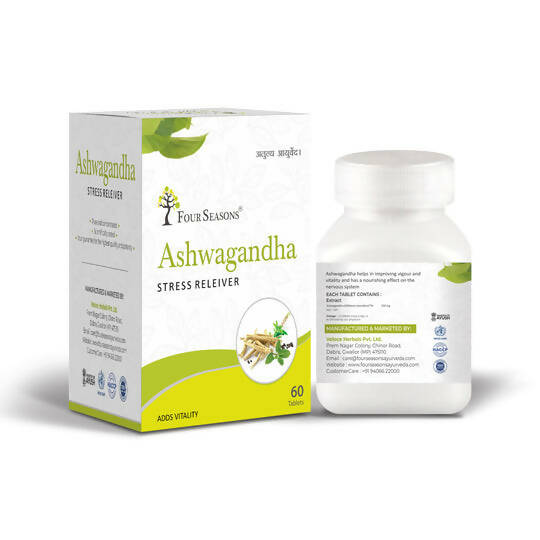 Four Seasons Ashwagandha Stress Releiver Tablet | Grocsy