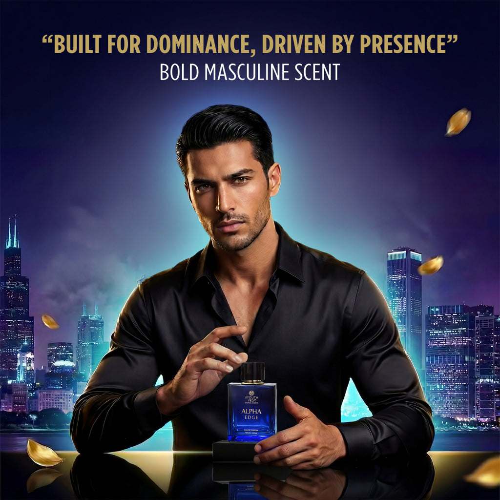Ayouthveda Alpha Edge Eau De Parfum For Men | Grocsy