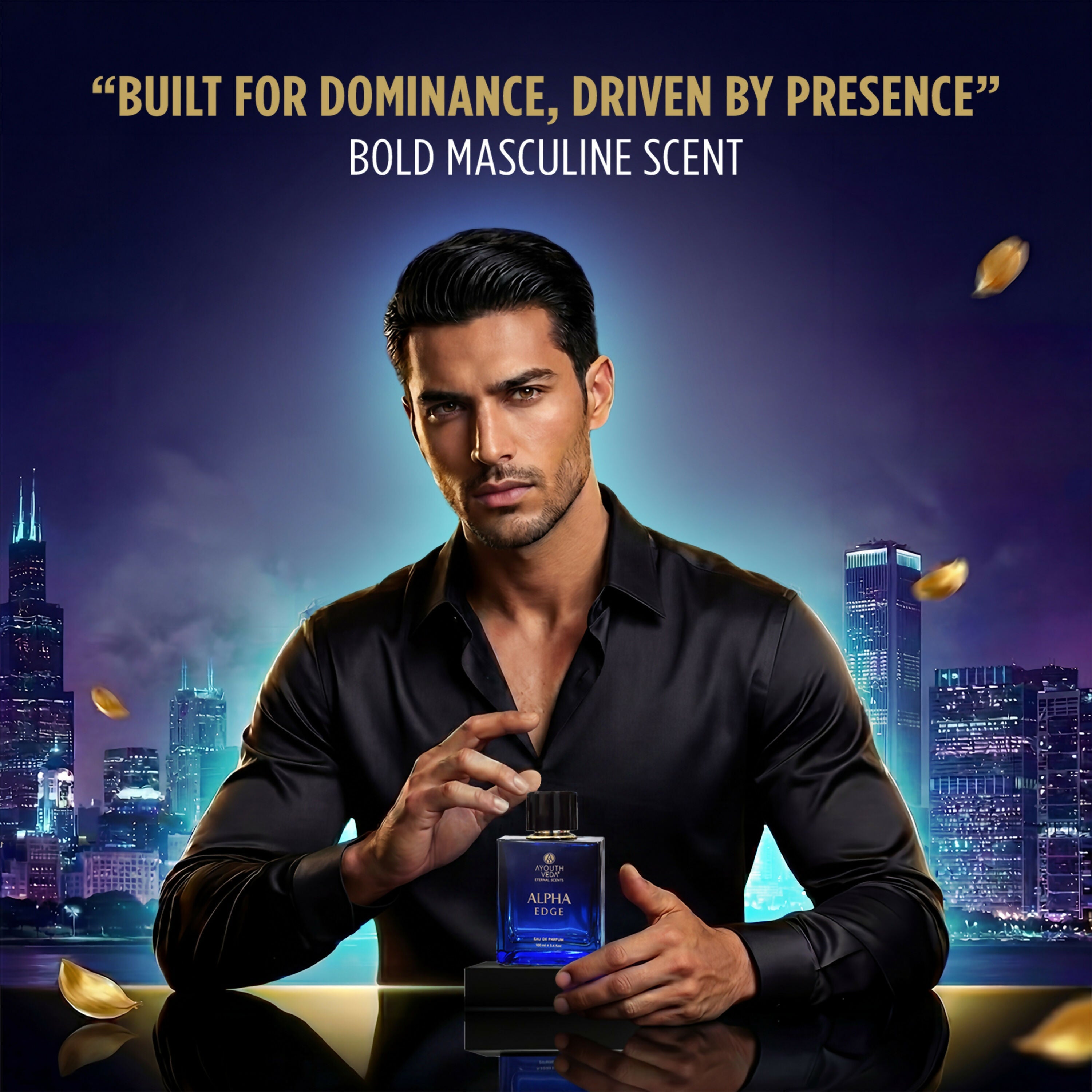Ayouthveda Alpha Edge Eau De Parfum For Men | Grocsy