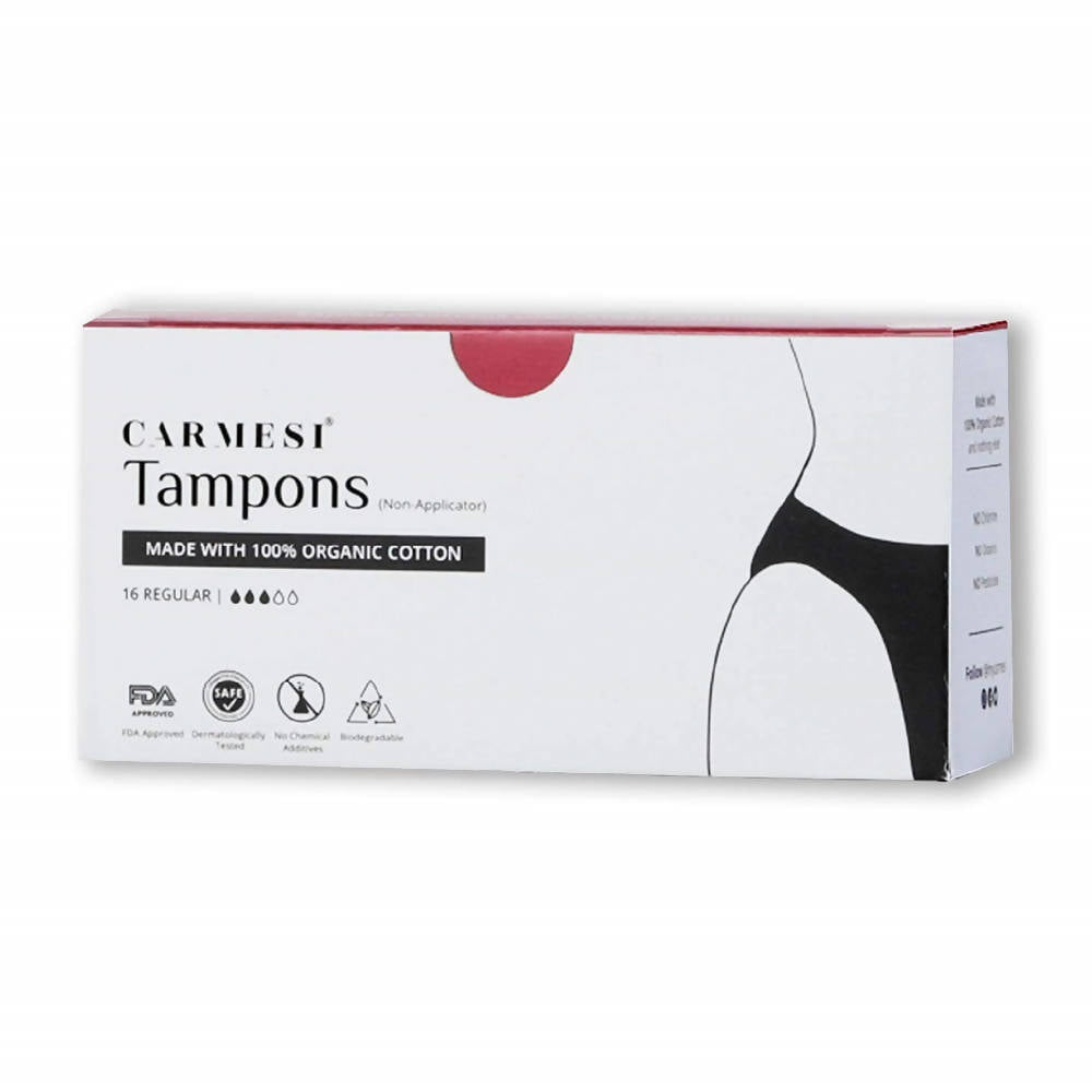 Carmesi 100% Organic Cotton Tampons | Grocsy