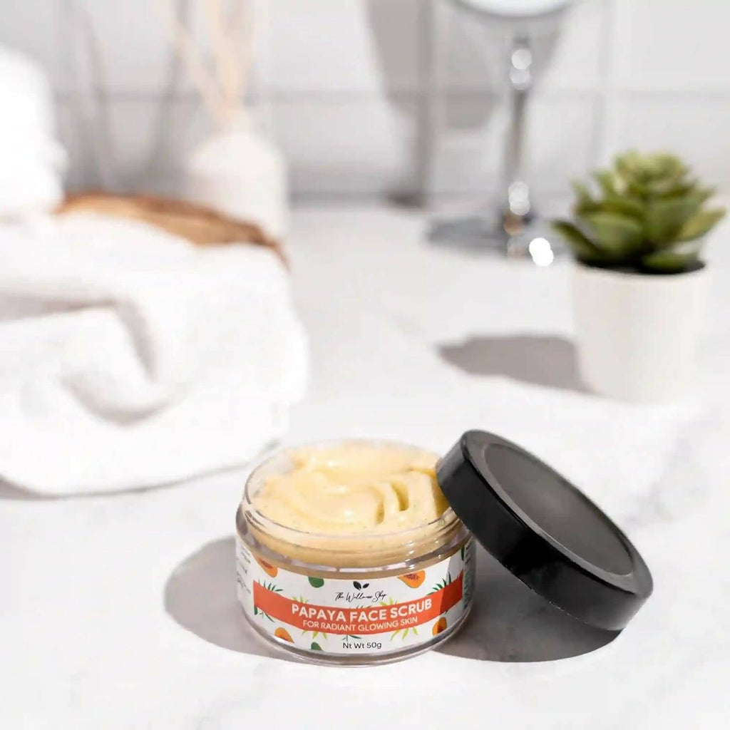The Wellness Shop Papaya Face Scrub | Grocsy
