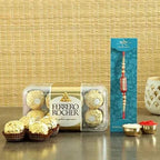 Capsule Rakhi and Ferrero Rocher Box | Grocsy