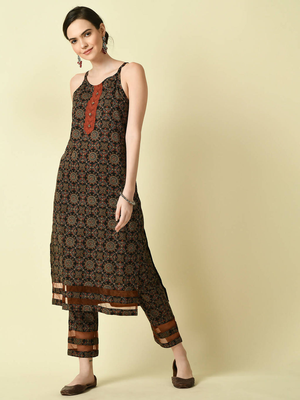 Myshka Women's Multi Straight Printed Kurta | Grocsy