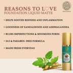 Buddha Natural Liquid Foundation Matte Warm Mocha | Grocsy