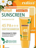 Maliao Professional Green Tea Sunscreen Lotion SPF 45 | Grocsy