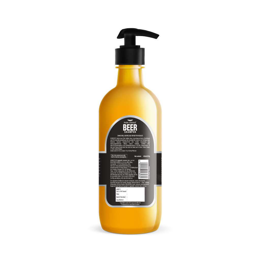 Park Avenue Beer Shampoo - Antidandruff | Grocsy