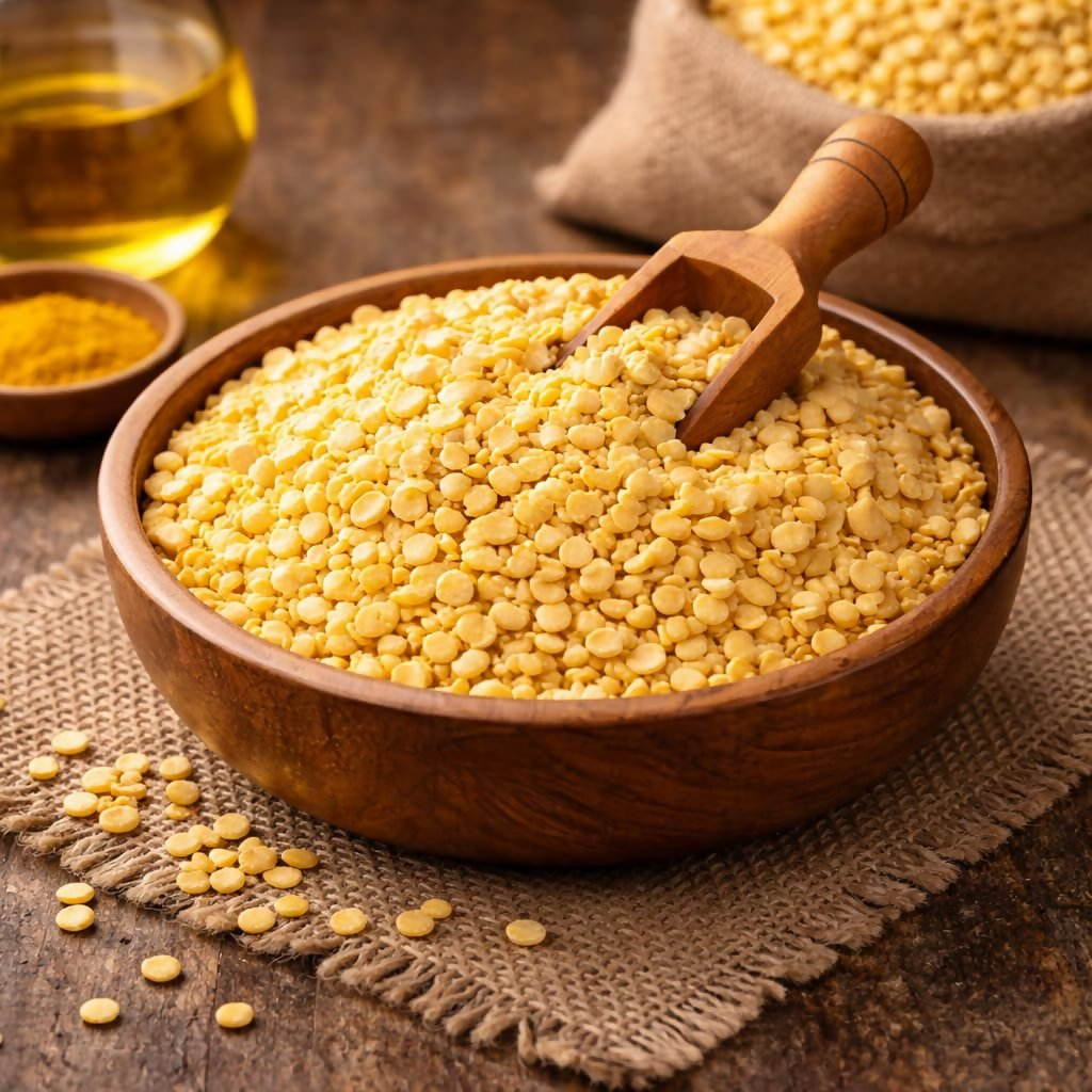Village-Organica Yellow Moong Dal | Grocsy