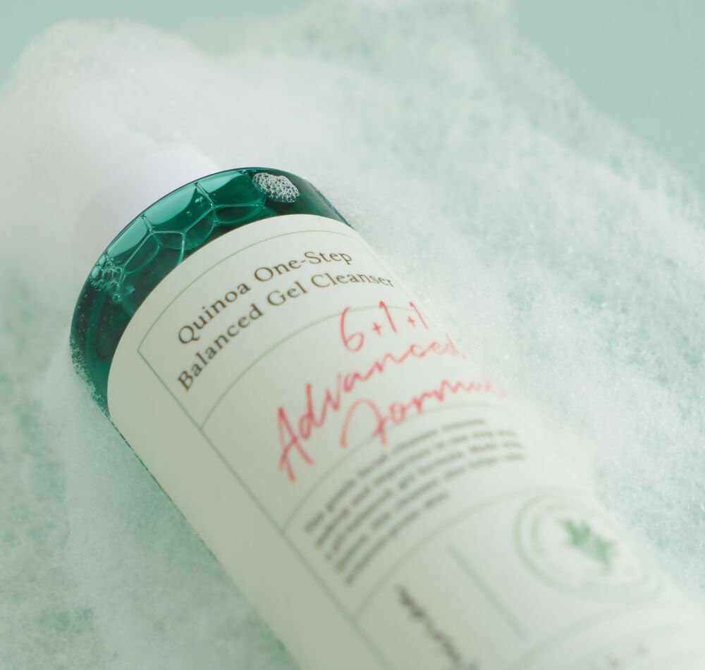 AXIS-Y Quinoa One Step Balanced Gel Cleanser, Gentle & pH Balancing Facial Cleanser, For Sensitive Skin | Grocsy