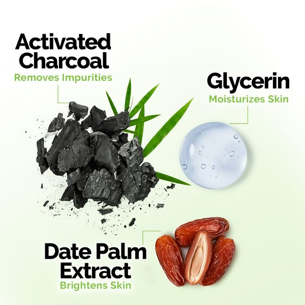 Mamaearth Charcoal Moisturizing Body Wash with Activated Charcoal & Energizing Mint for Skin | Grocsy