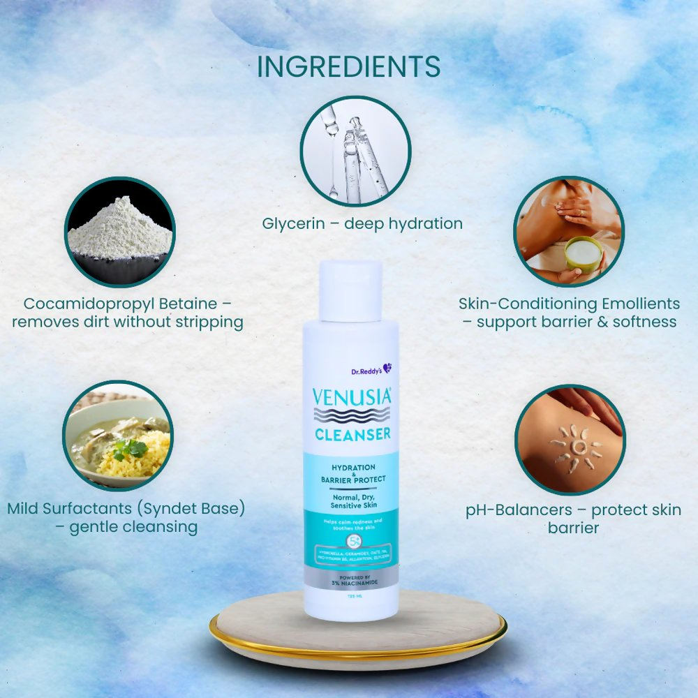 Dr. Reddy's Venusia Hydration & Barrier Protect Cleanser | Grocsy