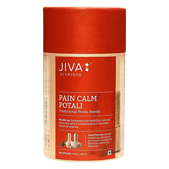 Jiva Ayurveda Pain Calm Potali with Almond Soap Free Combo | Grocsy