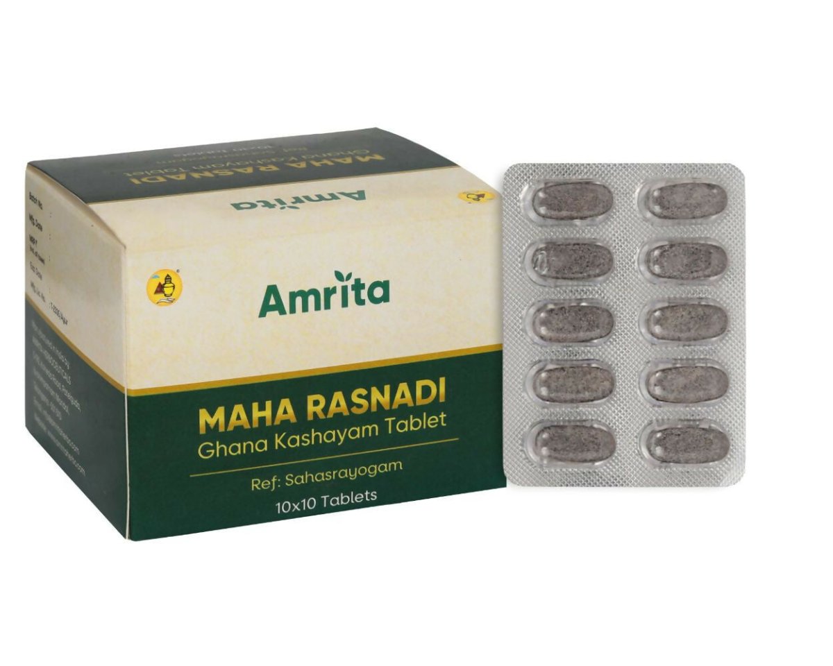 Amrita Maha Rasnadi Ghana Kashayam Tablets | Grocsy