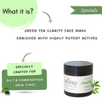 Mystiq Living Specials Green Tea Clarity Face Mask | Grocsy