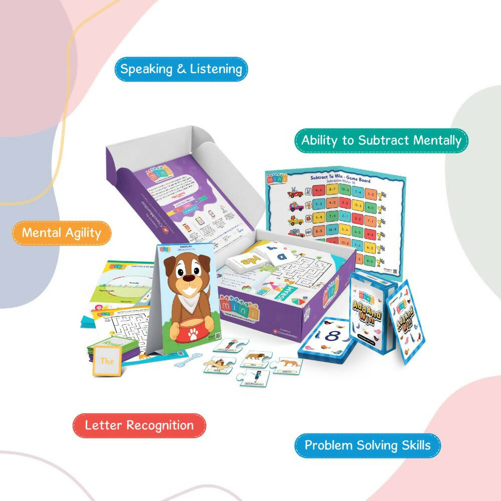 ClassMonitor Mini Learning Kit with Free Mobile App 14+ Learning & Education Topics for Preschool Learning Activities for Age 3 - 5 Years | Grocsy