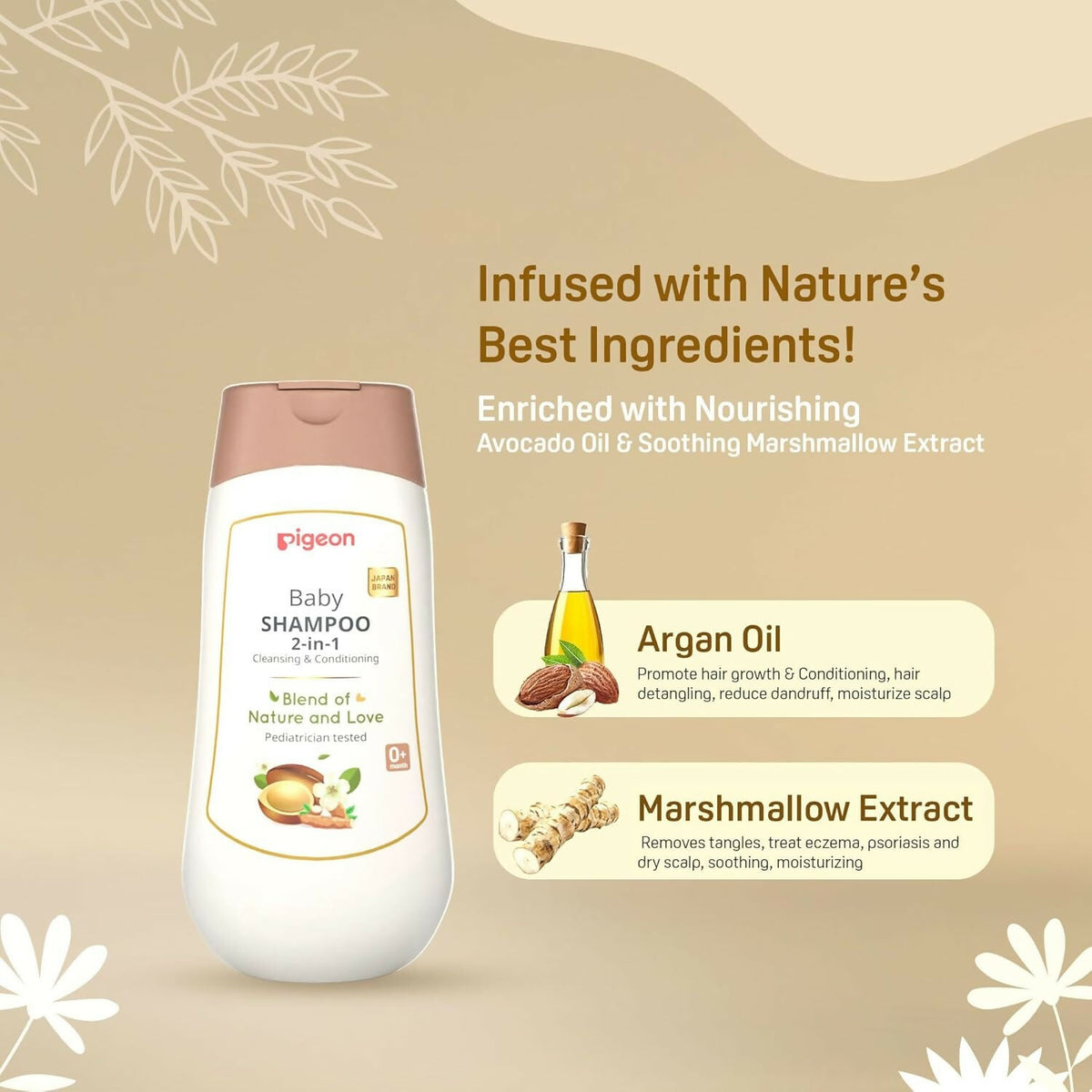 Pigeon Baby Shampoo 2 in 1 Cleansing & Conditioning