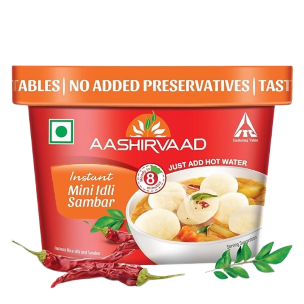 Aashirvaad Instant Mini Idli Sambhar | Grocsy