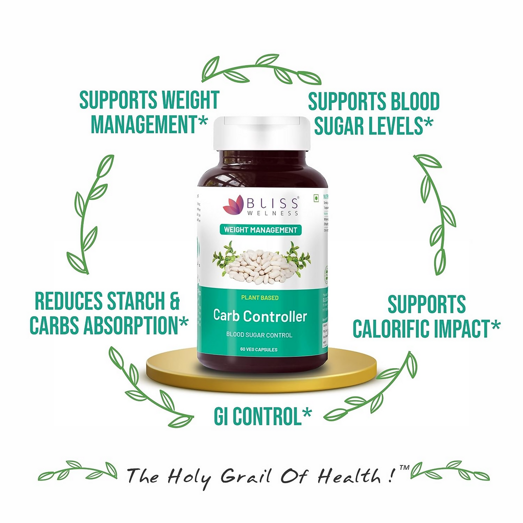 Bliss Welness Carb Controller Capsules | Grocsy