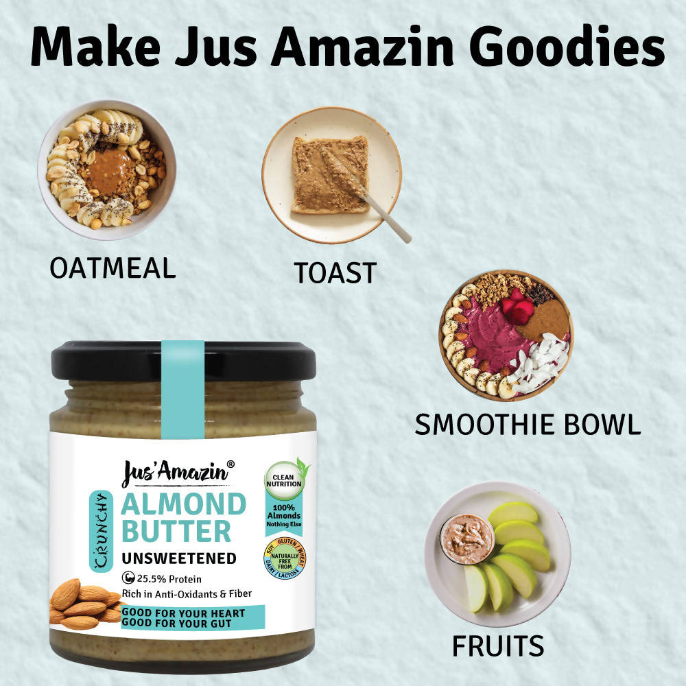 Jus Amazin Almond Butter Unsweetened