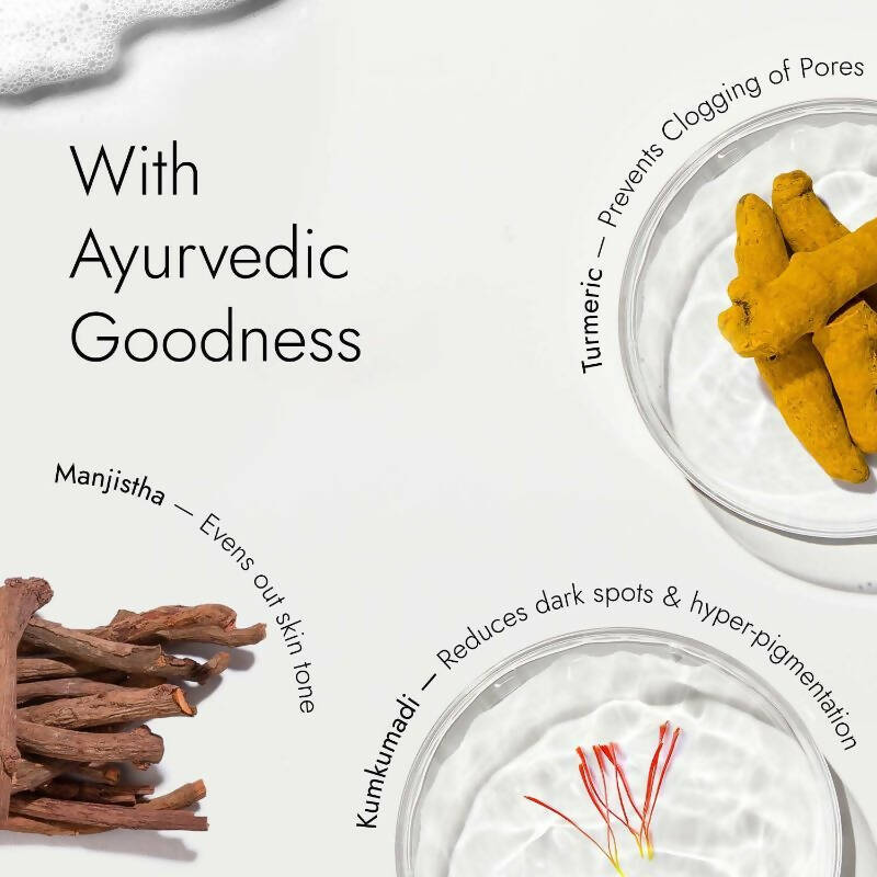 Kapiva Ayurveda Skin Rituals Kumkumadi Glow Face Wash | Grocsy