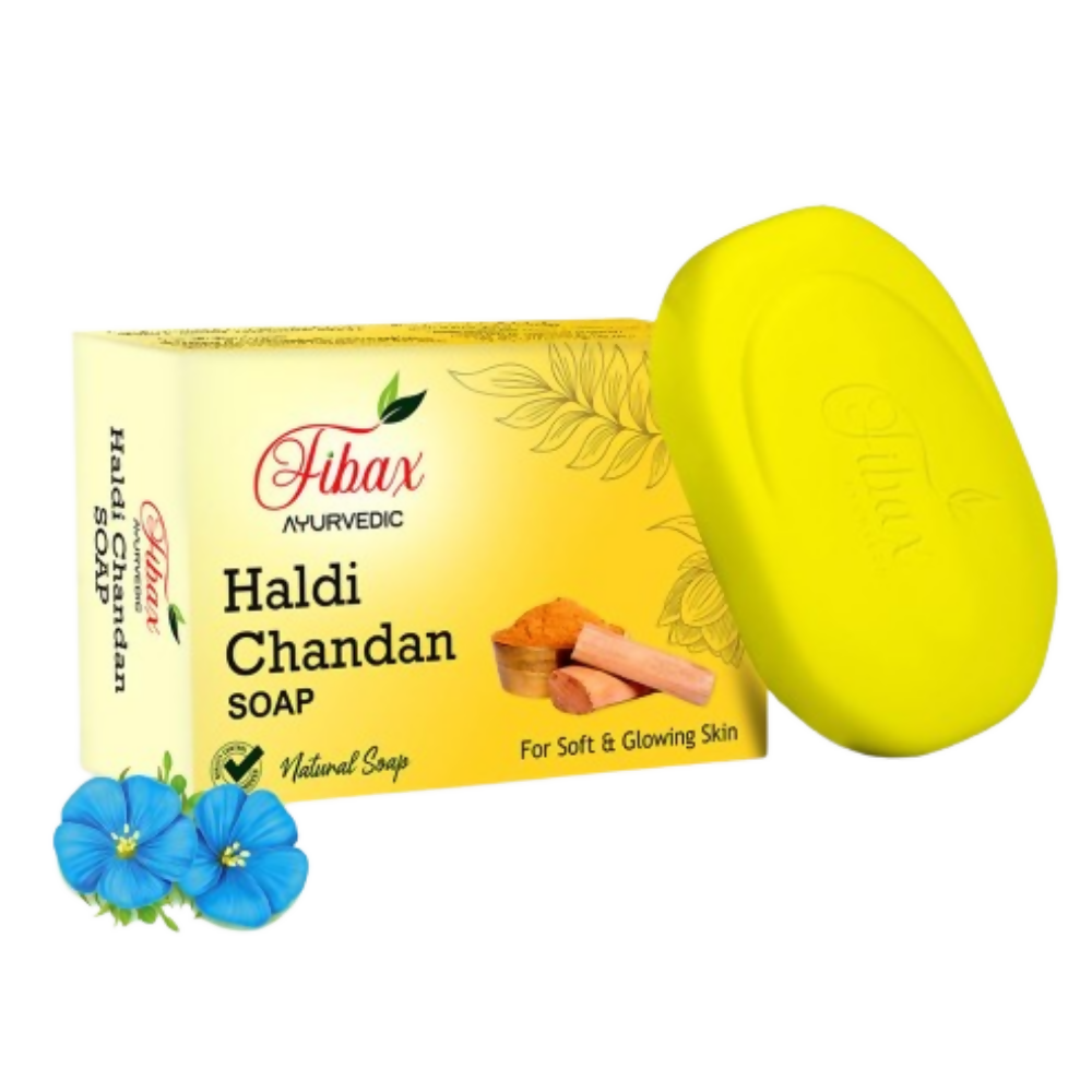 Fibax Ayurveda Haldi Chandan Soap | Grocsy