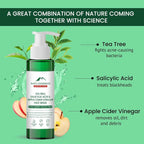 Alps Goodness Tea Tree, Salicylic Acid & Apple Cider Vinegar Face wash | Grocsy