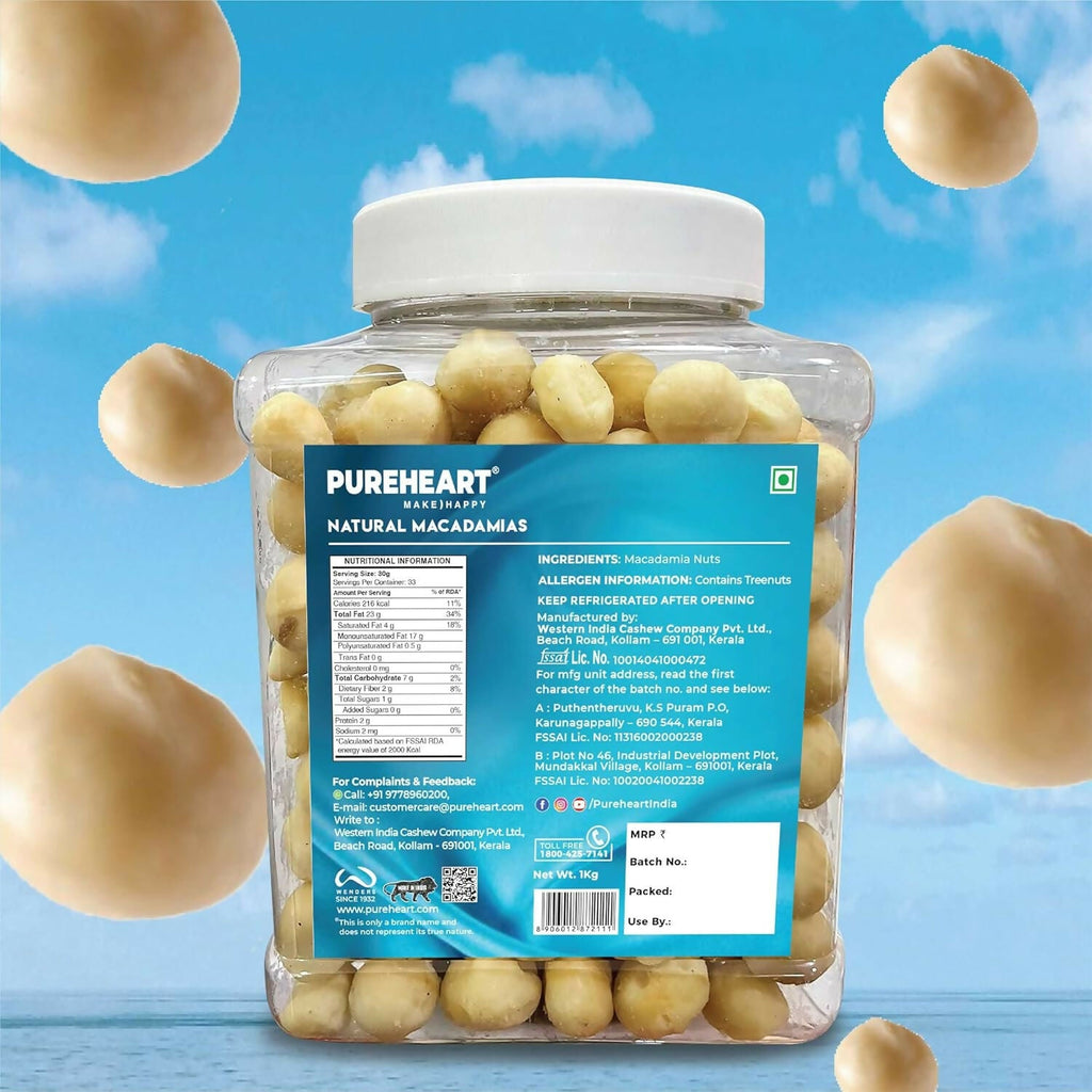 Pureheart Nutreat Natural Macadamia | Grocsy