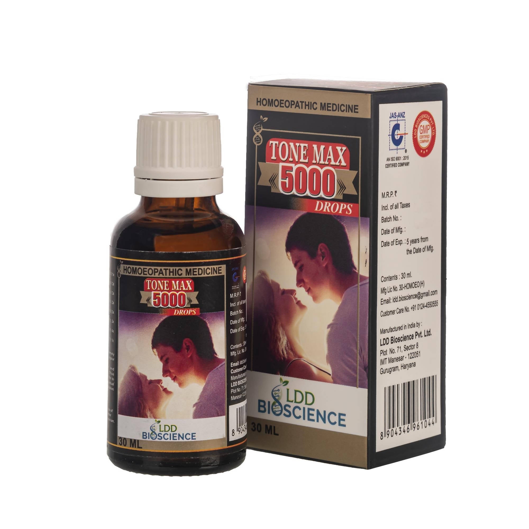 LDD Bioscience Homeopathy Tone Max 5000 Drops | Grocsy