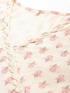 Ahalyaa Women's Traditional wear Ethnic Dress - Tan | Grocsy