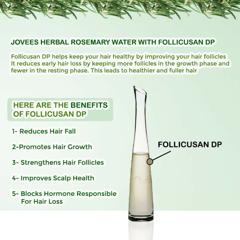 Jovees Herbal Rosemary Water Spray With Follicusan DP | Grocsy