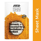 Nykaa Skin Secrets Indian Rituals Turmeric + Coconut Sheet Mask For Revitalized & Radiant Skin | Grocsy