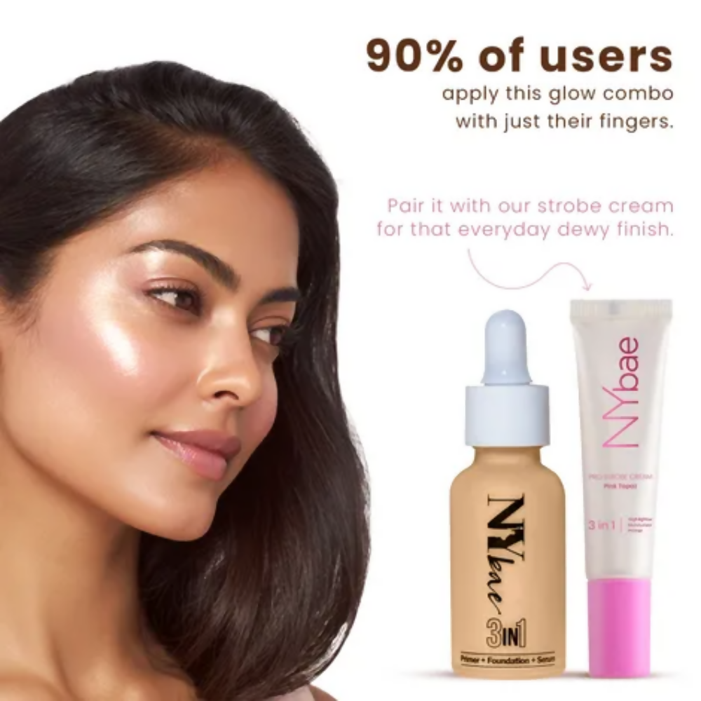 NY Bae 3 IN 1 Serum Foundation - Cool Toffee 11 | Grocsy