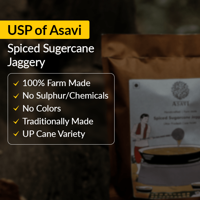 Asavi Handcrafted Spiced Jaggery | Grocsy