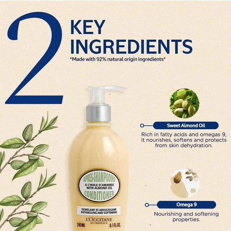 L'Occitane Almond Conditioner | Grocsy