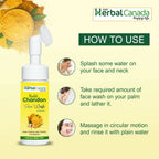 Herbal Canada Haldi Chandan Foaming Face Wash | Grocsy