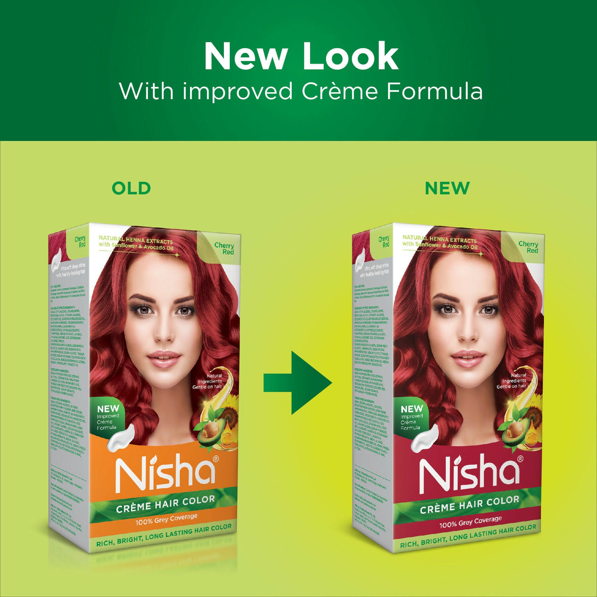Nisha Creme Hair Color for Women - Cherry Red | Grocsy