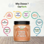 OurHerb Sandalwood Powder Face Pack | Grocsy
