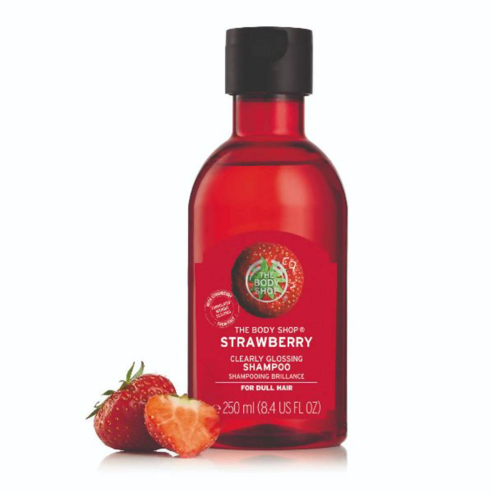 The Body Shop Strawberry Clearly Glossing Shampoo | Grocsy