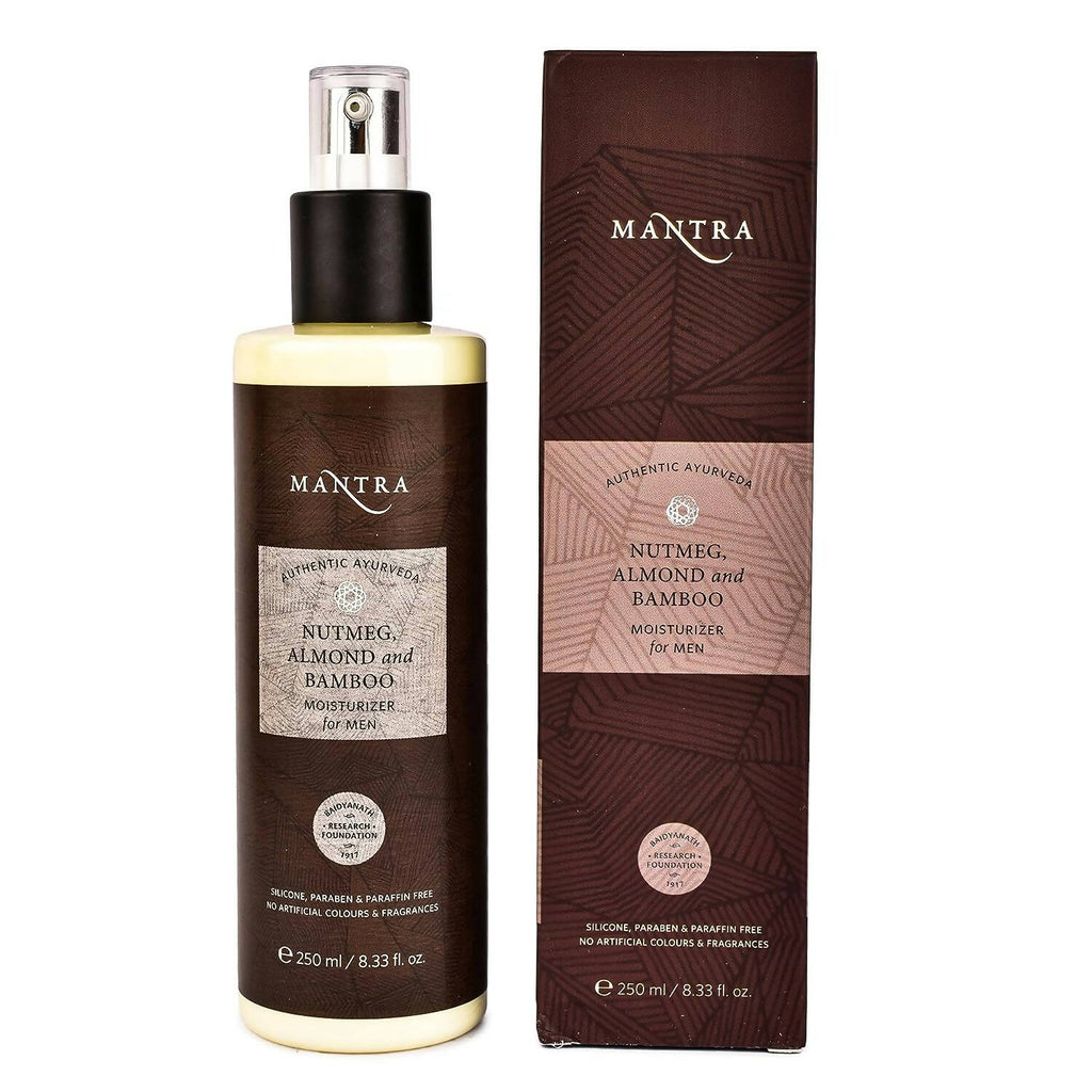 Mantra Herbal Nutmeg, Almond & Bamboo Moisturizer For Men | Grocsy