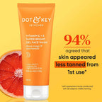 Dot & Key Vitamin C+E Super Bright Gel Face Wash | Grocsy