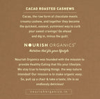 Nourish Organics Cacao Roasted Cashews | Grocsy