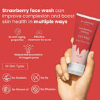 Glamveda Strawberry Exfoliating Face Wash | Grocsy