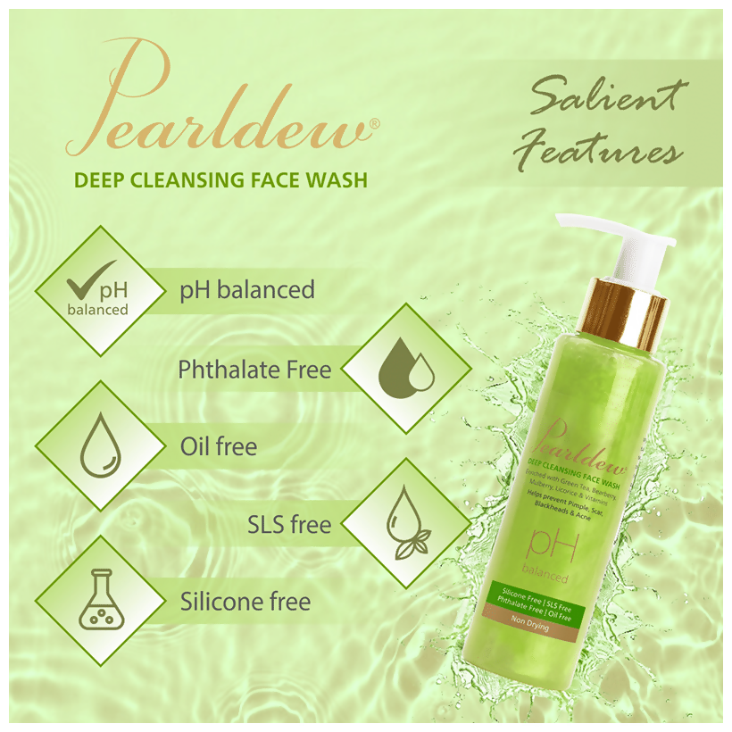 Pearldew Deep Cleansing Face Wash | Grocsy