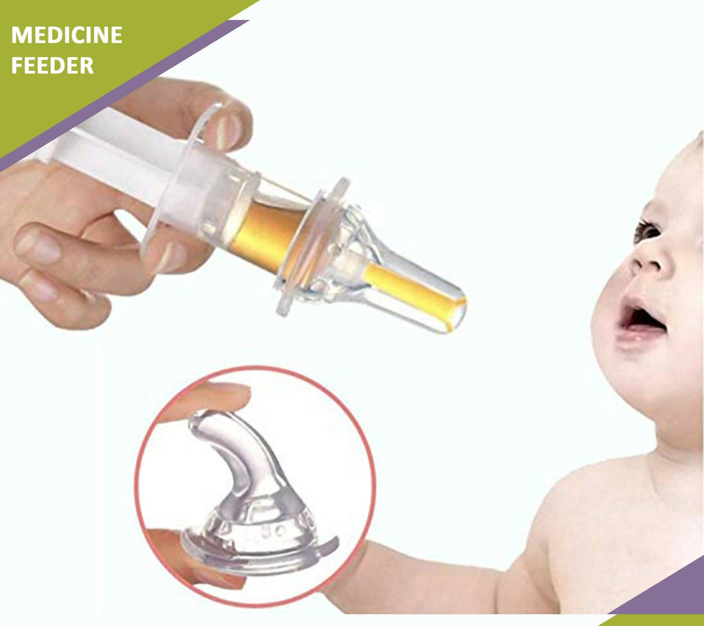 Safe-O-Kid Bpa Free Silicone Liquid Medicine Feederdropper With Box For Baby, Pink | Grocsy