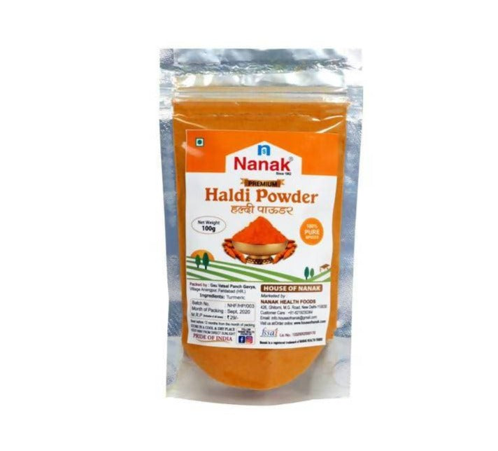 Nanak Premium Turmeric ( Haldi ) Powder,100g | Grocsy